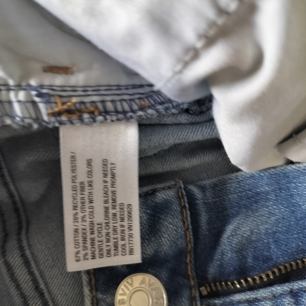 Ava & Viv Womens High Rise Skinny jeans Size 17 Blue Classic Denim Casual - Picture 4 of 8